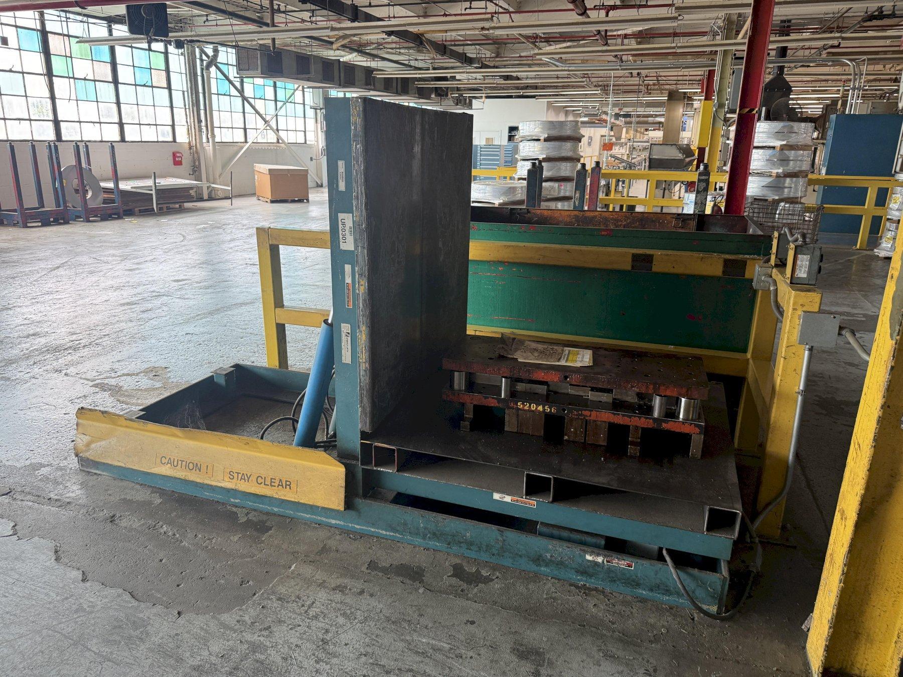 6,000 LBS ADVANCED MODEL #UE-690V HYDRAULIC UPENDER / COIL FLIPPER: YOBRO #26028