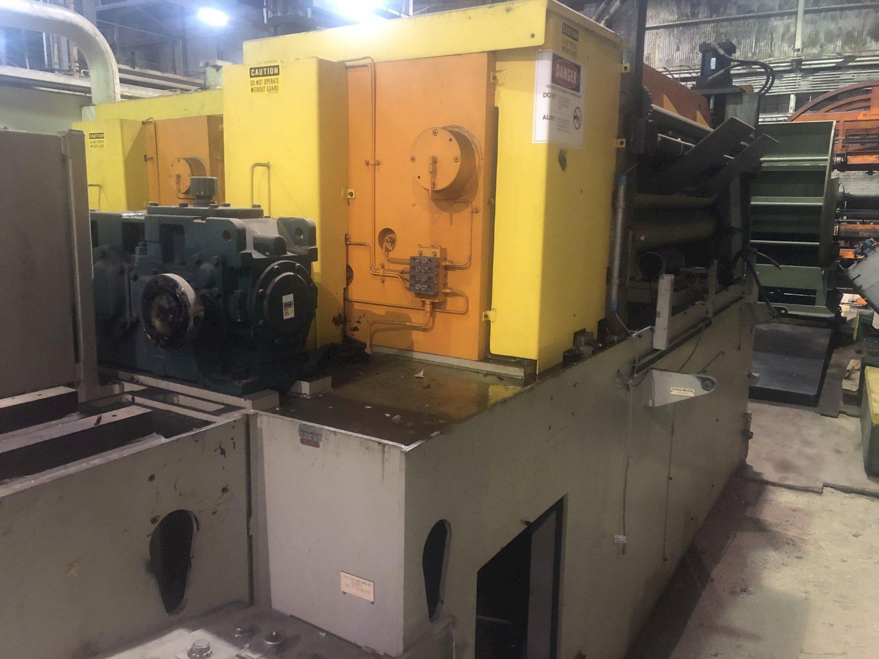 72” x .125" Automatic Feed Backed Up Flattener