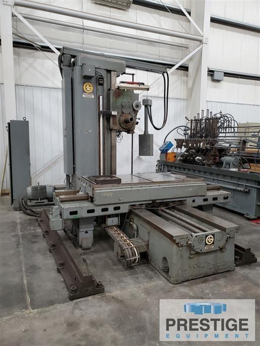 4" Giddings & Lewis Fraser 70A-DP4-T Table Type Horizontal Boring Mill