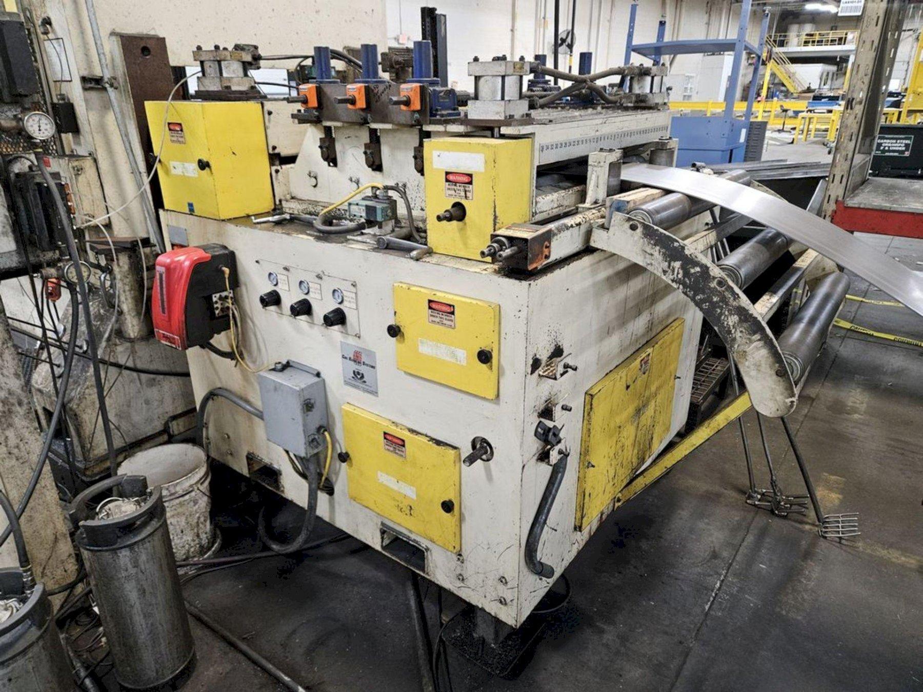 20,000 lbs. x 36" CHS Automation Metal Stamping Servo Coil Feed Line, Year 2005