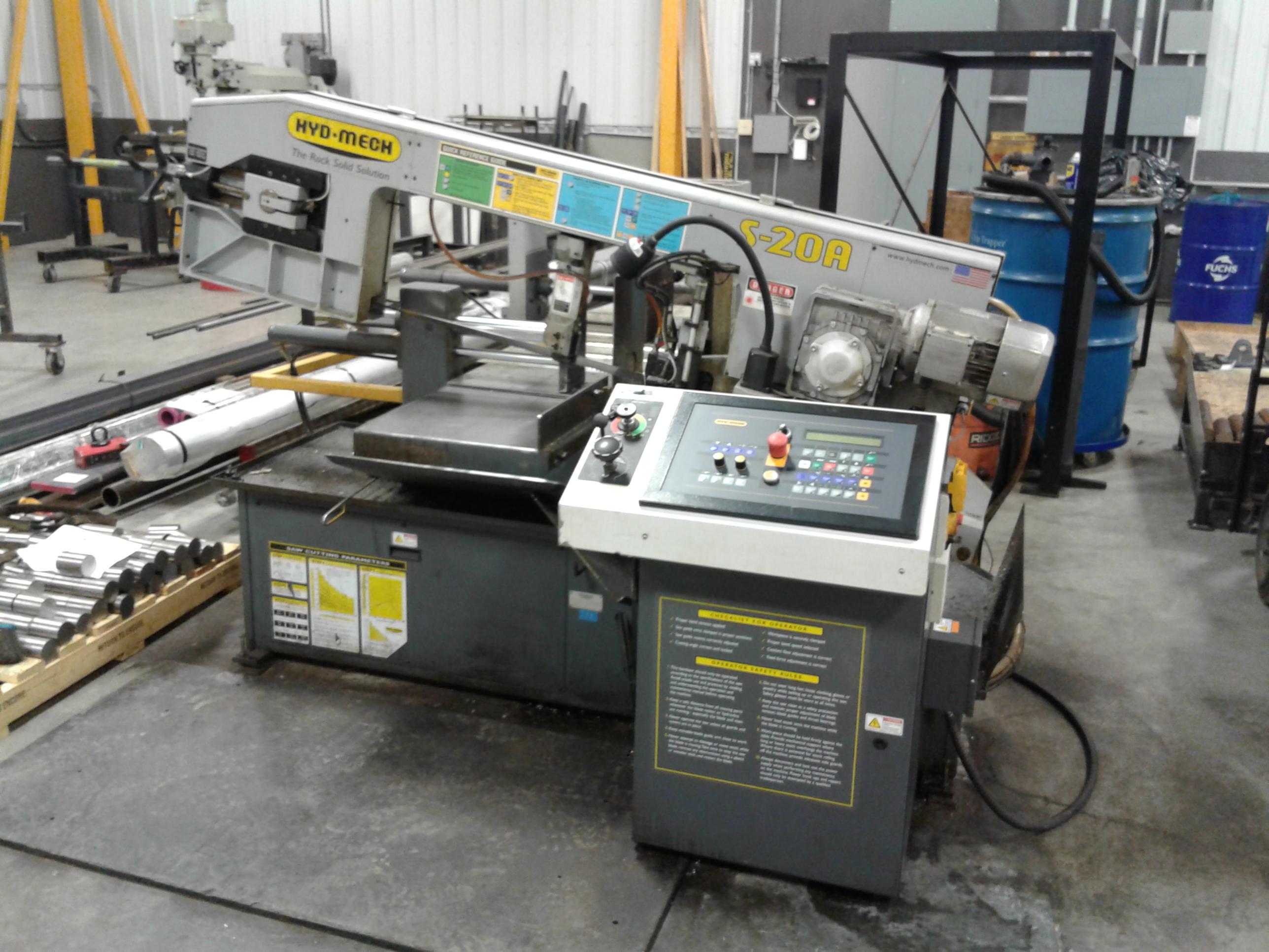 Hyd-Mech S-20A Automatic Scissor-Type Horizontal Band Saw, 13