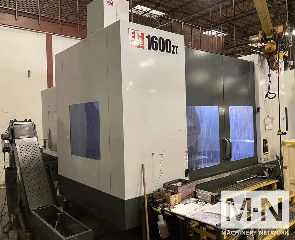 HAAS EC-1600ZT CNC Horizontal Machining Center, 2016