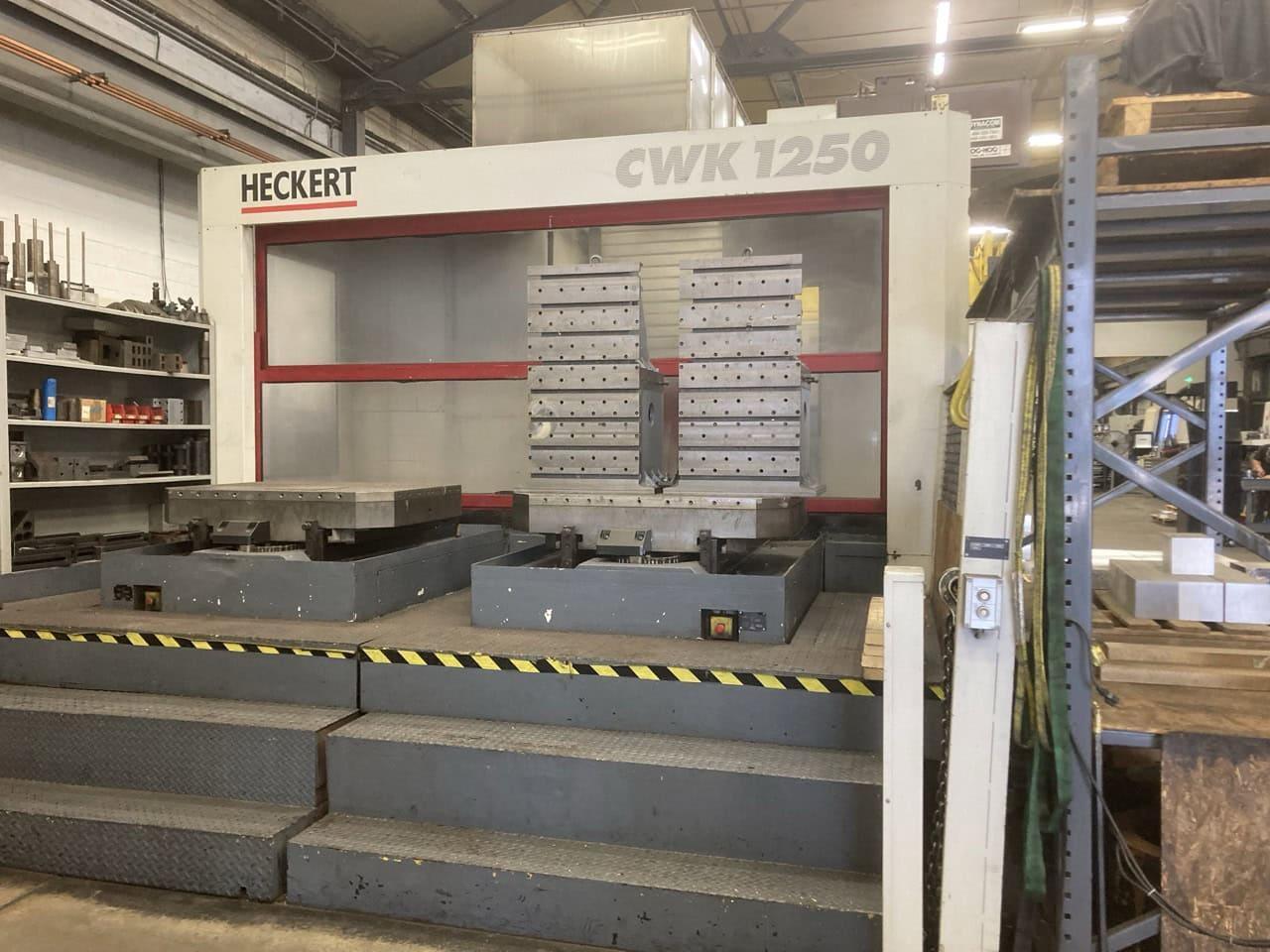 1250mm Heckert Model CWK 1250 P HMC, 1995 – Full 4th Axis, Thru-Spindle Coolant