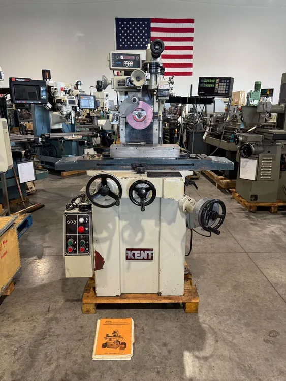 KENT KGS-616S 6” x 16” Surface Grinder & Optidress Dresser DRO #7817