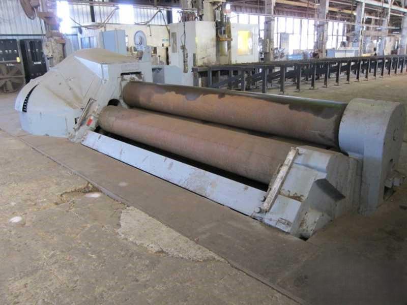 12' X 1-1/8" BERTSCH MODEL #18 INITIAL PINCH PLATE ROLL