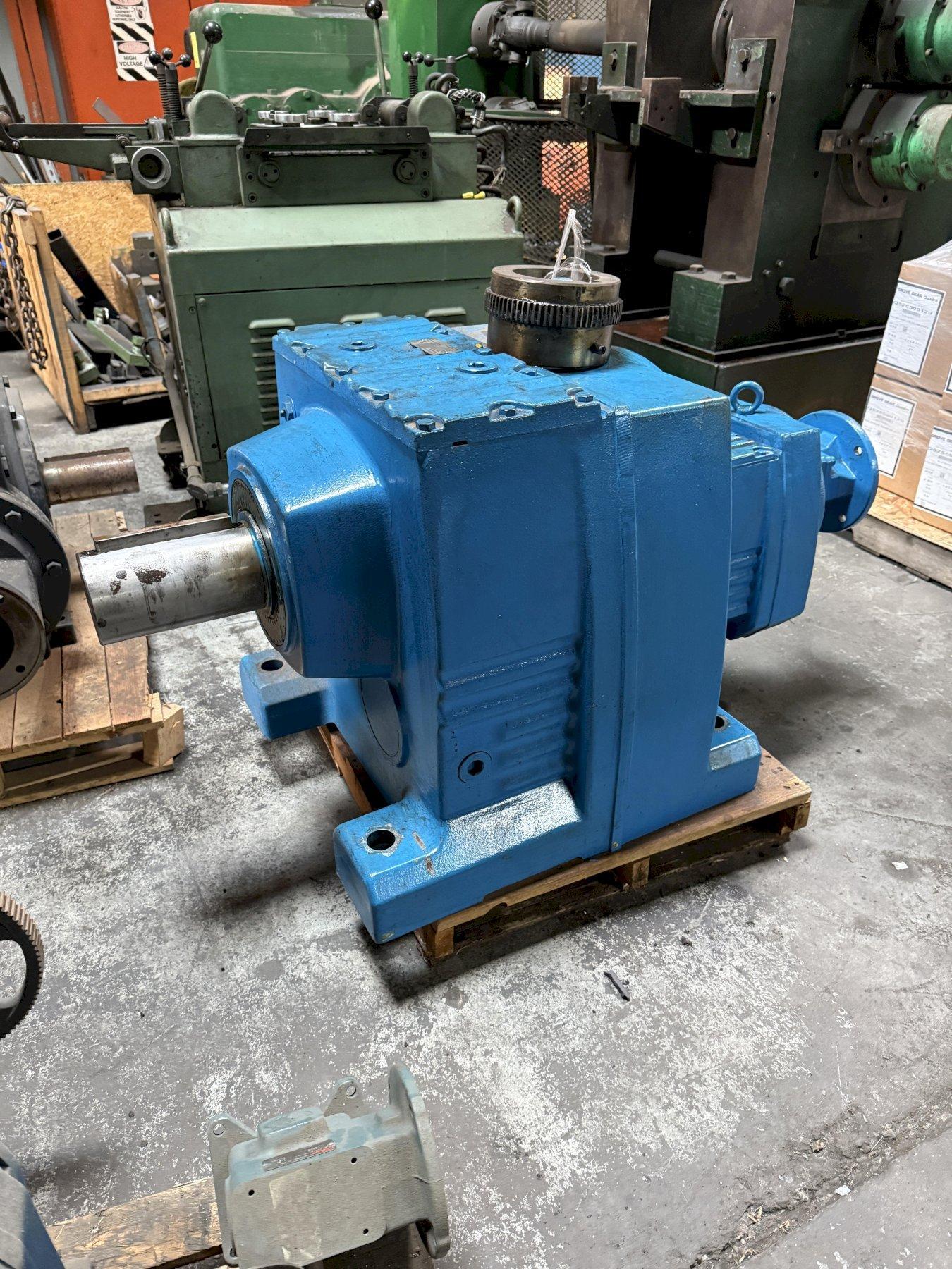 SEW Eurodrive Reducer, Model R167R97AM213 - 579:1 Ratio, 141,600 LB-IN, 4.75” Dia Output Shaft