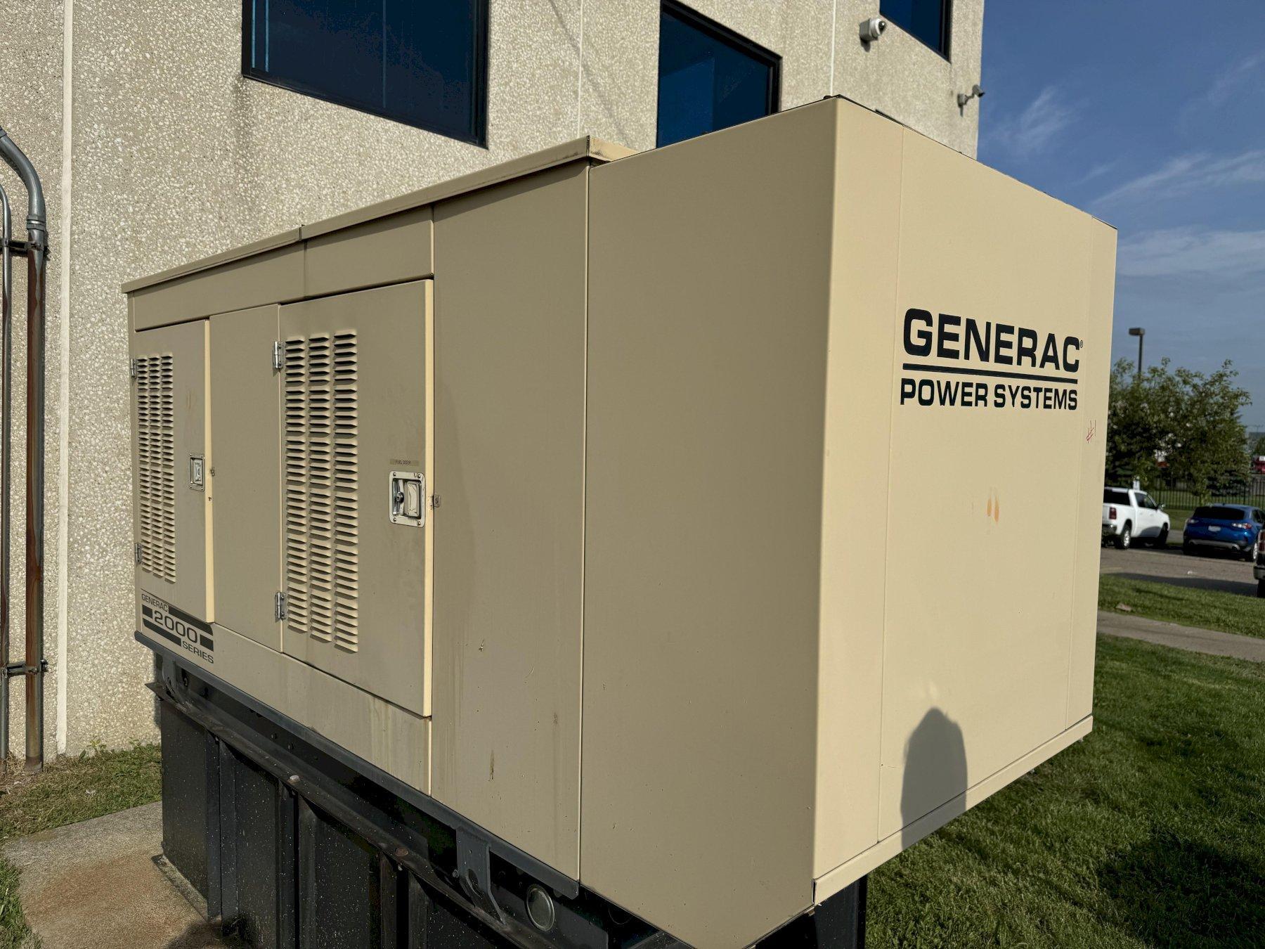 100 K.W. GENERAC DIESEL GENERATOR. STOCK # 0900924