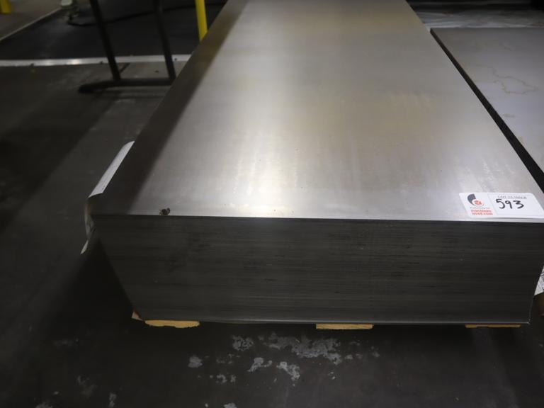 Steel Sheet Material, (1) Stack of CSB .0478" x 48" x 24", (Approx 8" of Material)- Auction Item