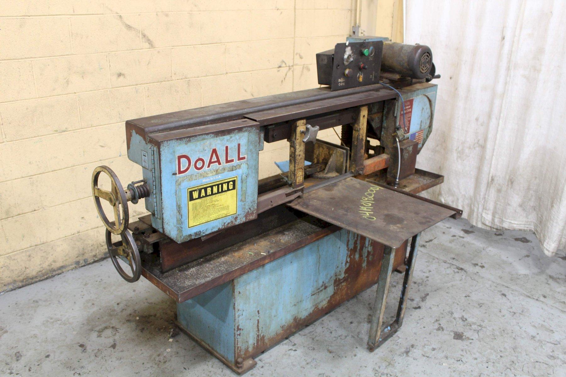 9' X 16' DOALL HORIZONTAL MODEL# C-916M BANDSAW: STOCK #72222