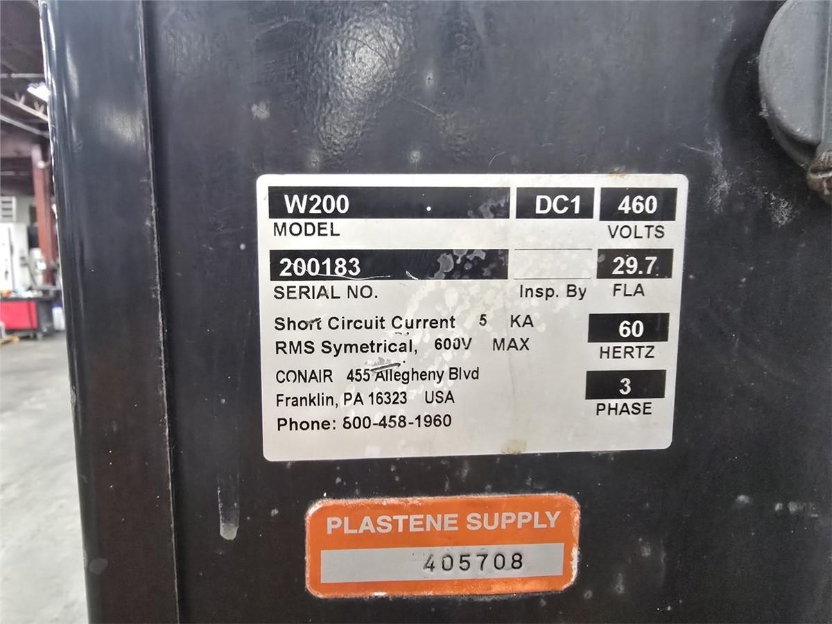 Conair Used W200 Desiccant Dryer, 200 lbs/hr, 460V, yr. 2012