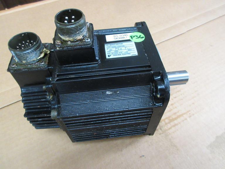 Used Haas Sigma 1 (Short) Servo Axis Motor (Yaskawa SGMG-09A2AB) Part #93-0346
