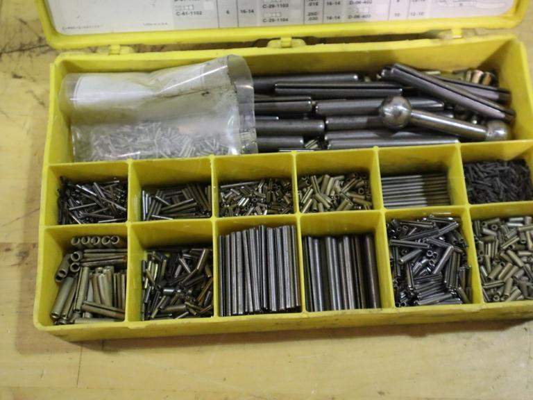 Slotted Spring Pins In Case- Auction Item