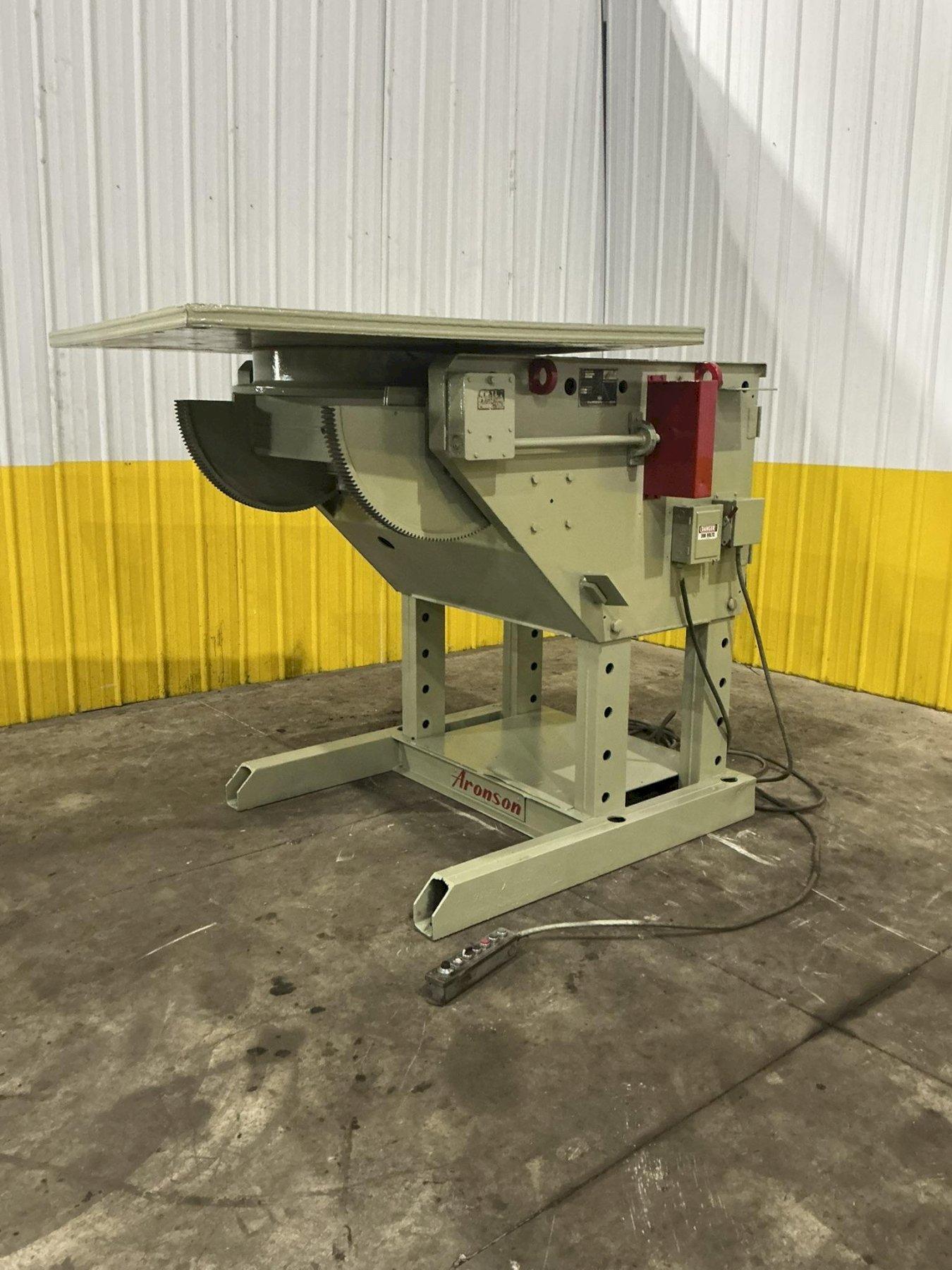 10,000 LBS X 60" ARONSON HD100 HEAVY DUTY WELDING POSITIONER: YOBRO #25141