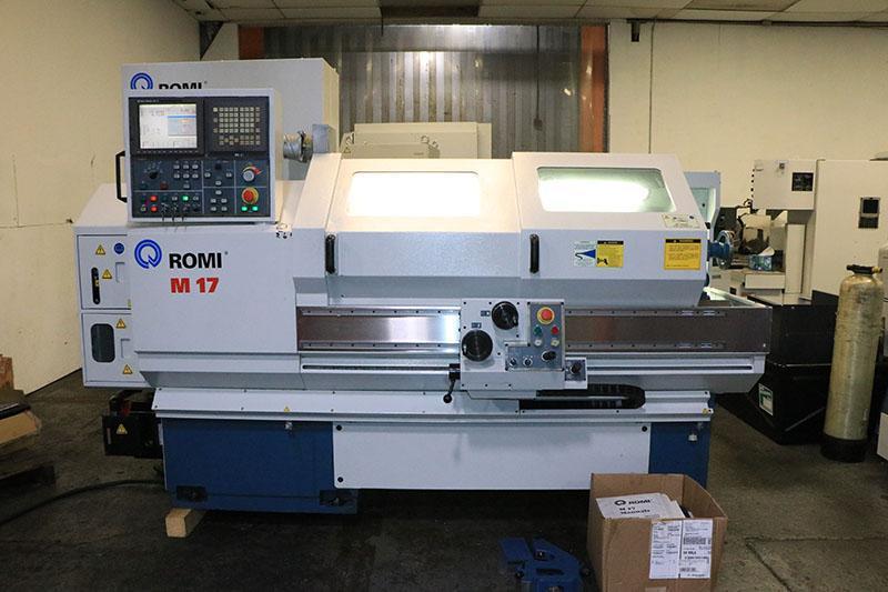 17" X 43" ROMI MODEL M17 CNC COMBINATION "TEACH" LATHE