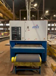 52" × 2 BELT APEX MODEL 3052M-DDSS BELT GRINDER / FINISHING MACHINE