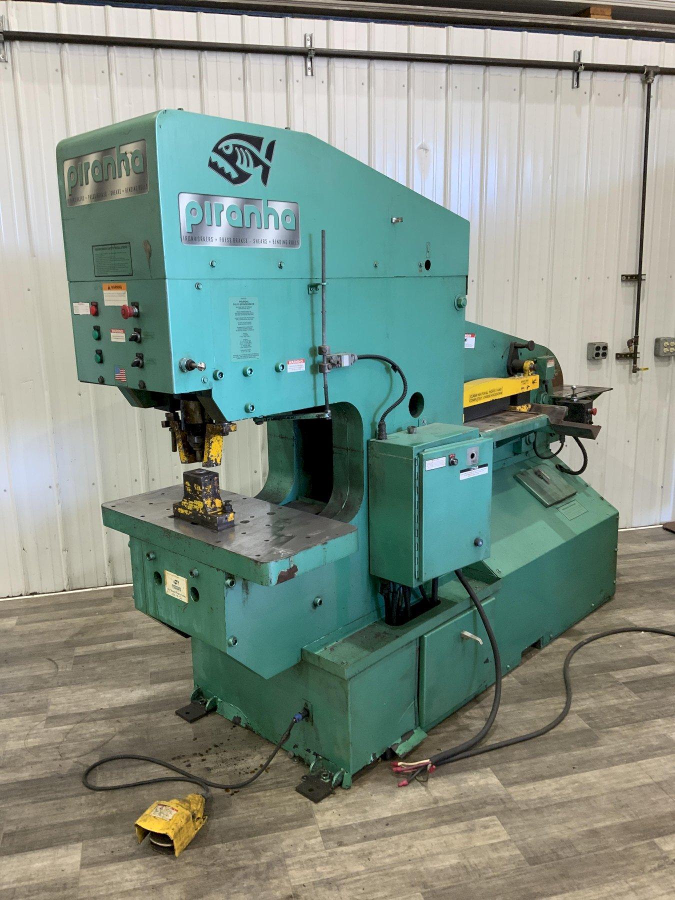 110 TON PIRANHA PII110 HYDRAULIC IRONWORKER: STOCK #81006