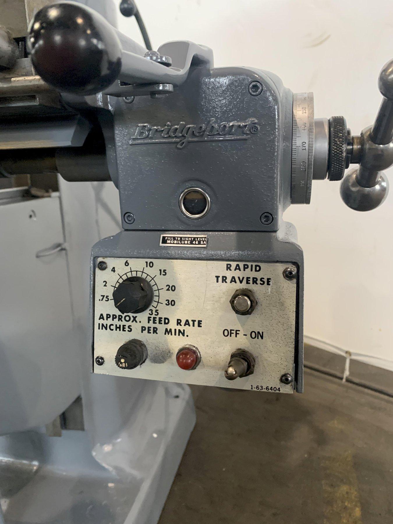 2 HP BRIDGEPORT SERIES 1 VERTICAL MILL. STOCK # 0312323