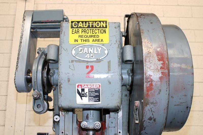 45 Ton DANLY Back Geared OBI Press, Model 45