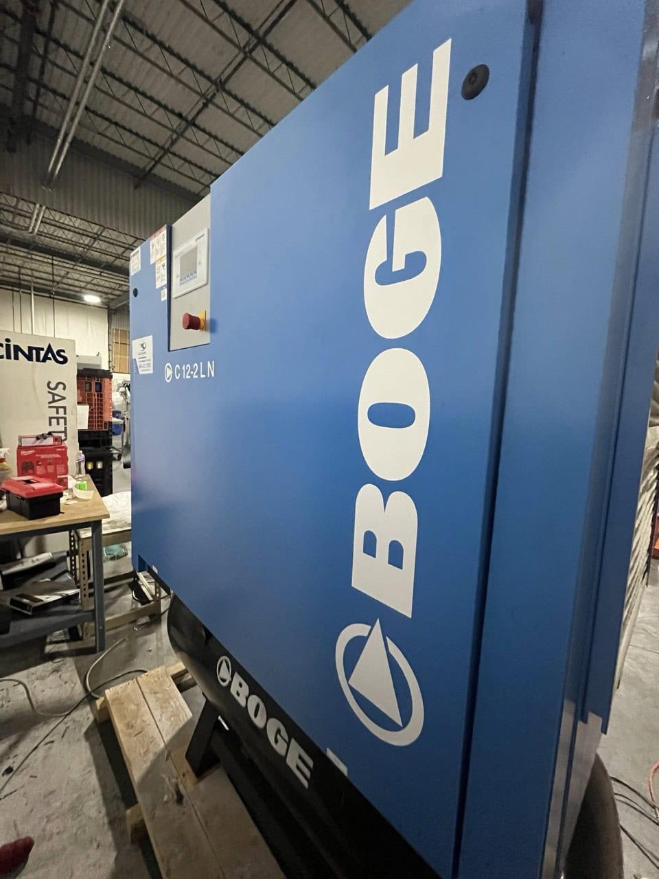 15 HP BOGE C 12-2 L N Rotary Screw Air Compressor, 2021