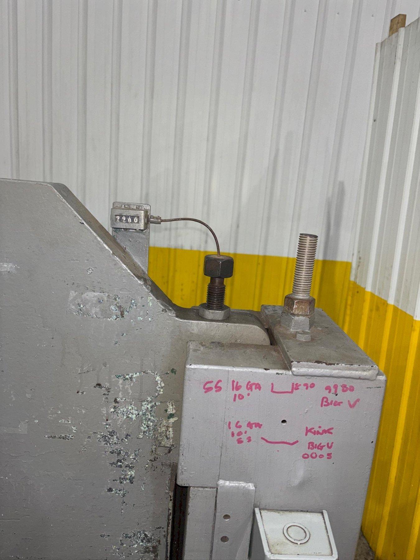 Roto-Die 10' x 16 Gauge Hydraulic Bender, #10