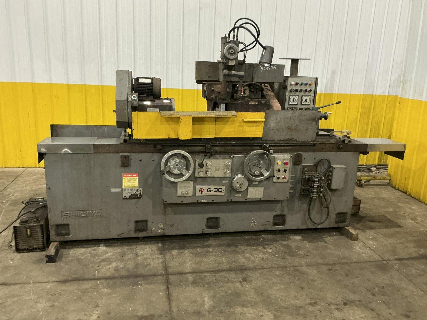 12" X 40" SHIGIYA OKAMOTO MODEL #GUA-30-100 OD HYDRAULIC CYLINDRICAL GRINDER: YOBRO #25235