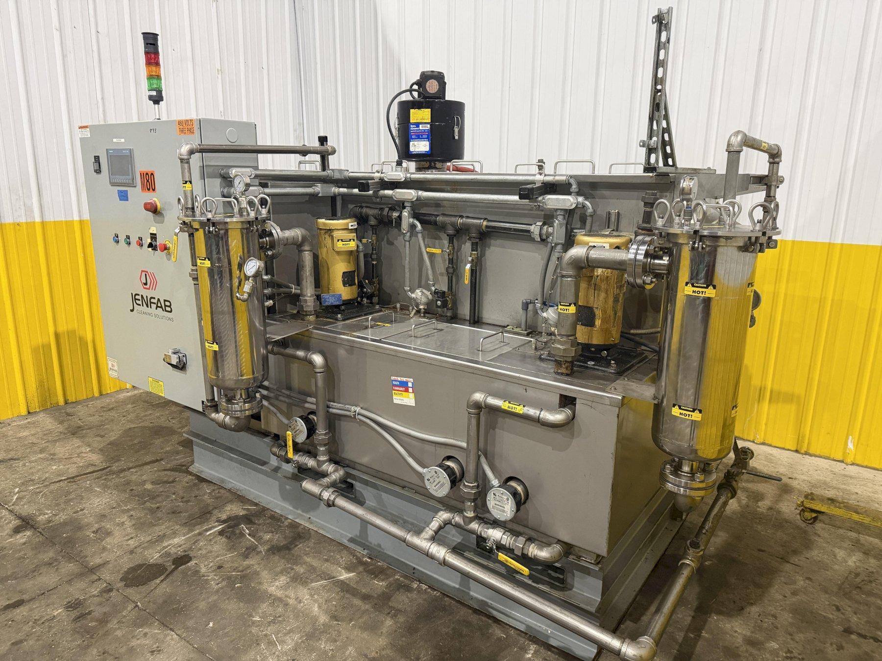 2021 JENFAB STAINLESS MODEL # LJ 19" ROTARY DRUM WASH / RINSE/ DRY PARTS WASHER SYSTEM: YOBRO #24682