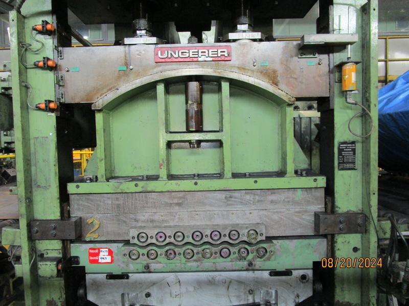 2150mm (85") x 8mm (.315") x 80,000# Ungerer Cut-To-Length Line with Rotary Shear