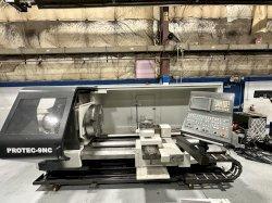 2012 HANKOOK Protec 9NC CNC Flatbed Lathe For Sale - 9