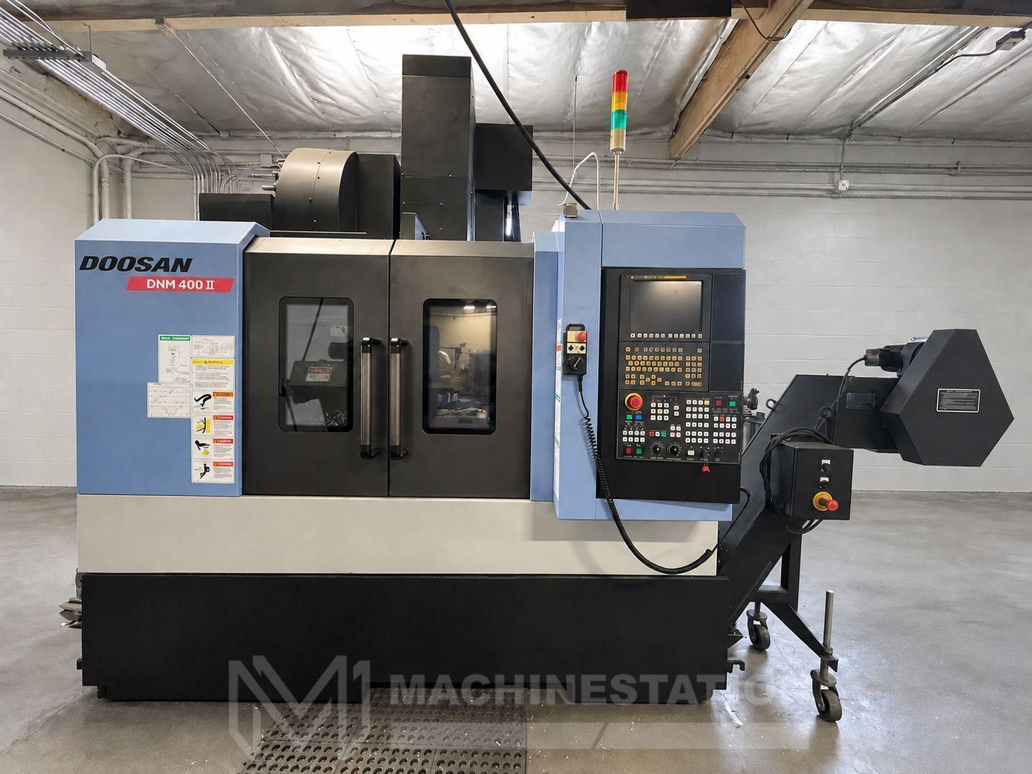 Doosan DNM 400 II CNC Vertical Machining Center – 12,000 RPM, TSC Mill