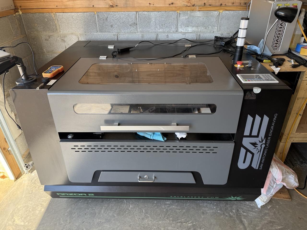 24″ x 40″ 100 Watt SA Laser Razor 2 CO2 Laser Engraving and Cutting Machine, 2023