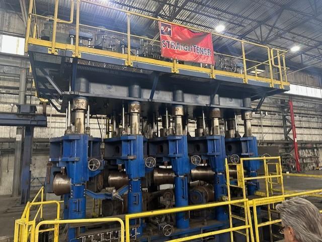 16" SXP MDL. 420 HEAVY WALL 7 ROLL PIPE STRAIGHTENER