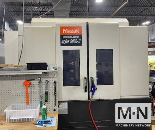 Mazak Nexus HCN-5000II CNC Horizontal Machining Center, 2006 - New Spindle 2023