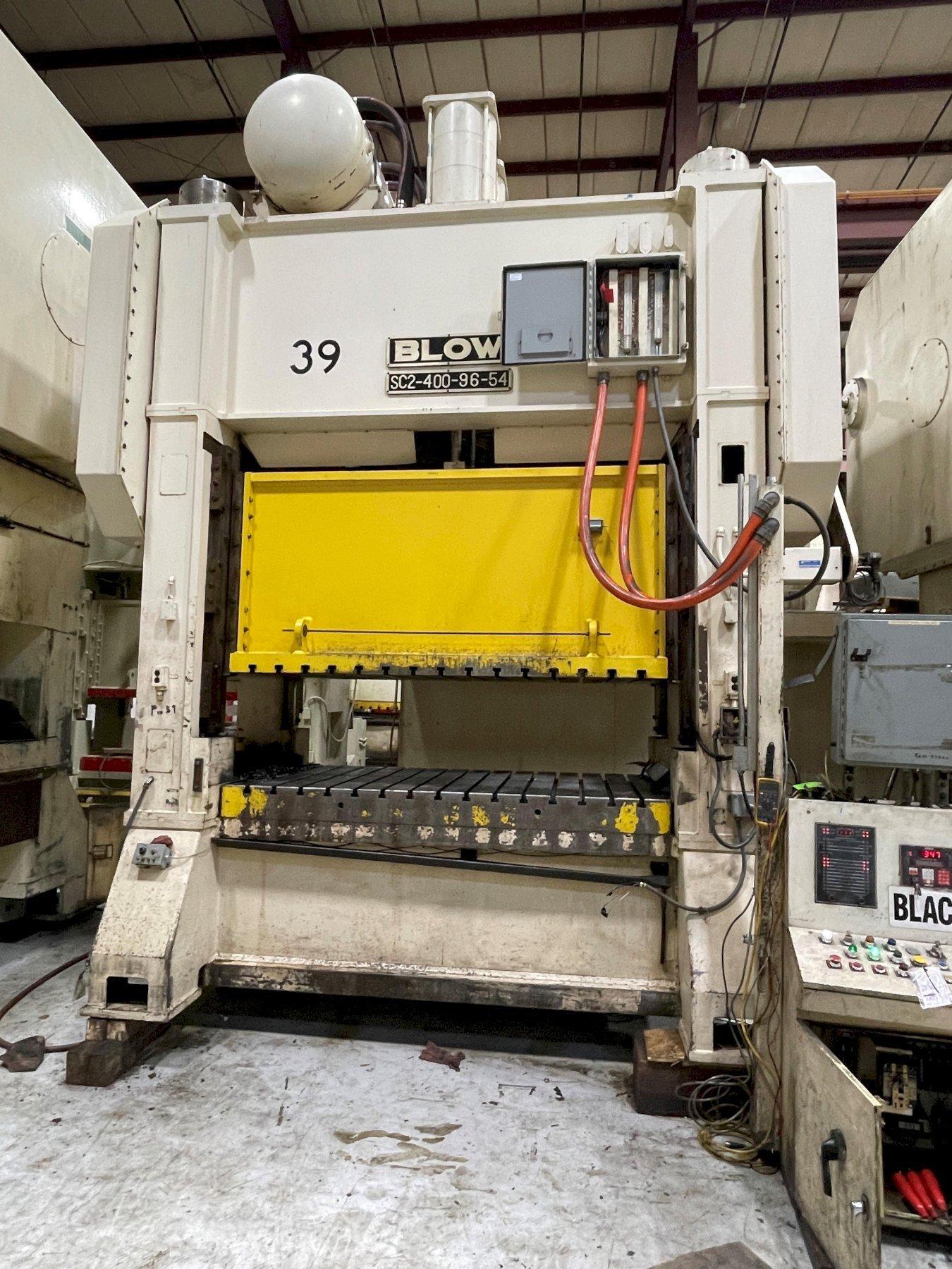 400-ton Blow Press Model #SC2-400-96-54 Straight Side Mechanical Metal Stamping Press For Sale, Year 1994