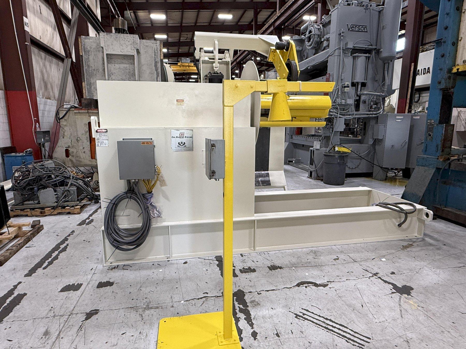 20,000 lbs. x 36" CHS Automation Metal Stamping Servo Coil Feed Line, Year 2005