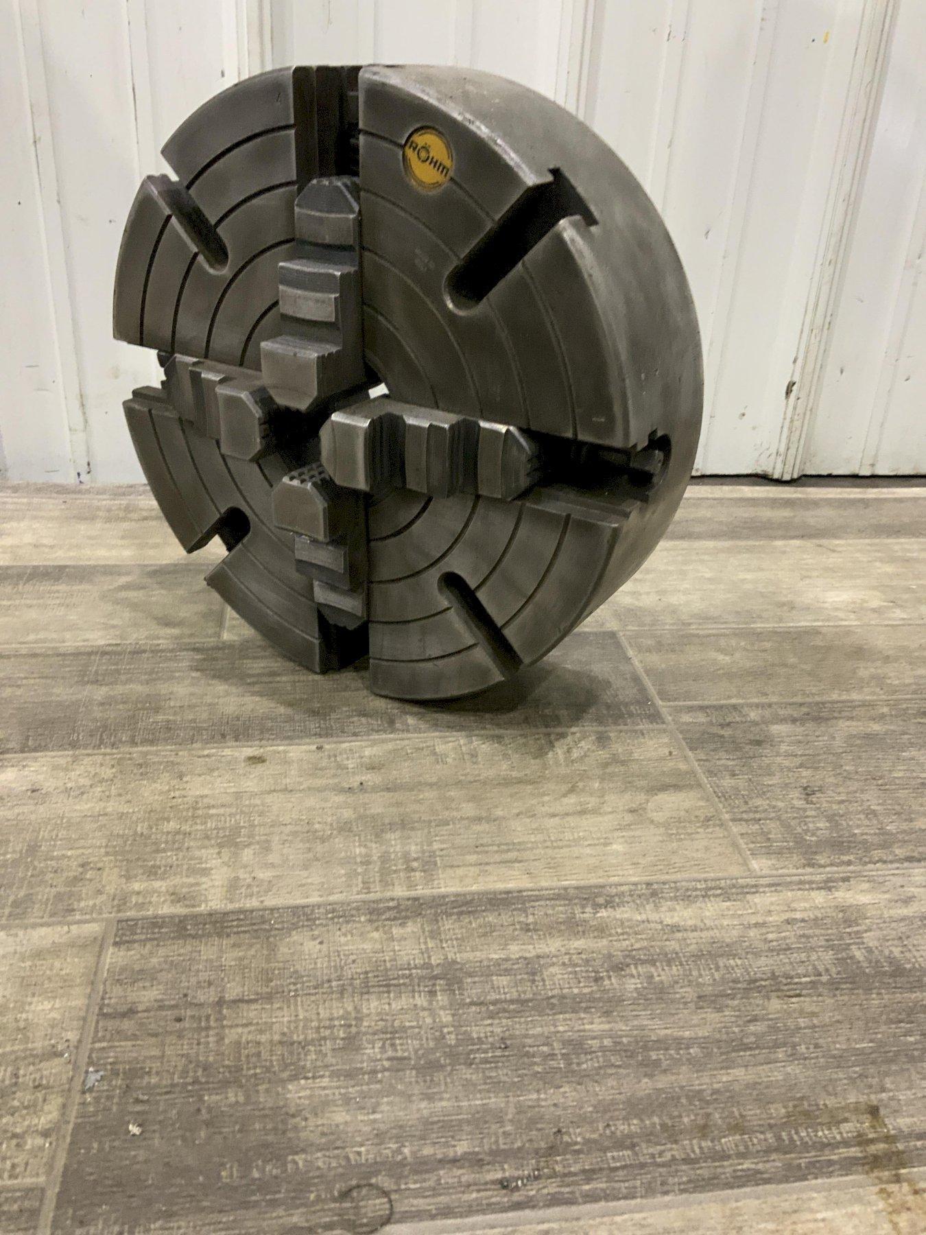 12'' ROHM 4 JAW LATHE CHUCK: STOCK #80584