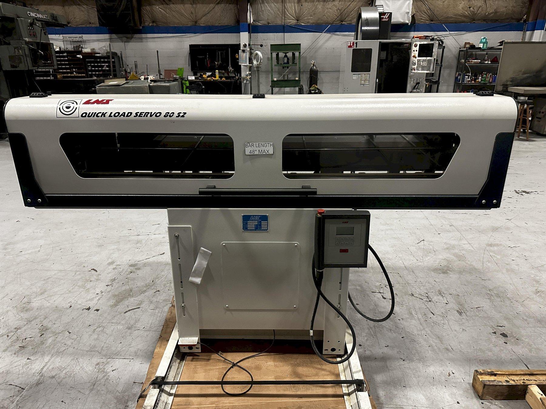 2014 LNS Quick Load Servo 80 S2 Bar Feeder For Sale