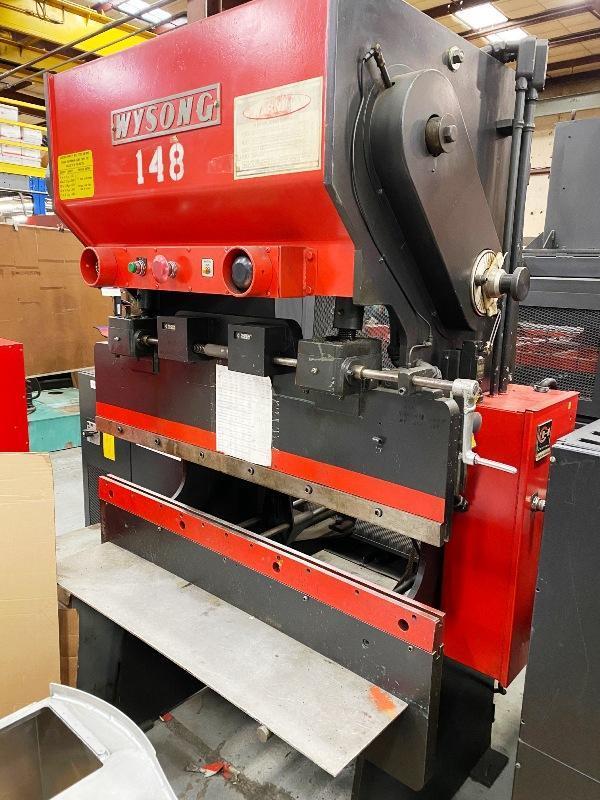 20 TON X 52" WYSONG MODEL H-2052 HYDRAULIC PRESS BRAKE