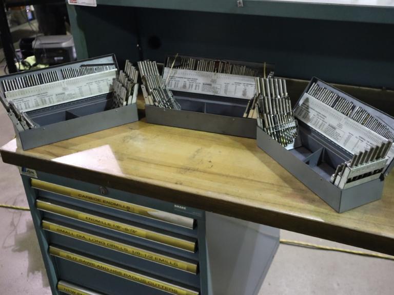 Huot Drill Indexes with Drills (3): Fractional, Letter and Decimal Drills- Auction Item