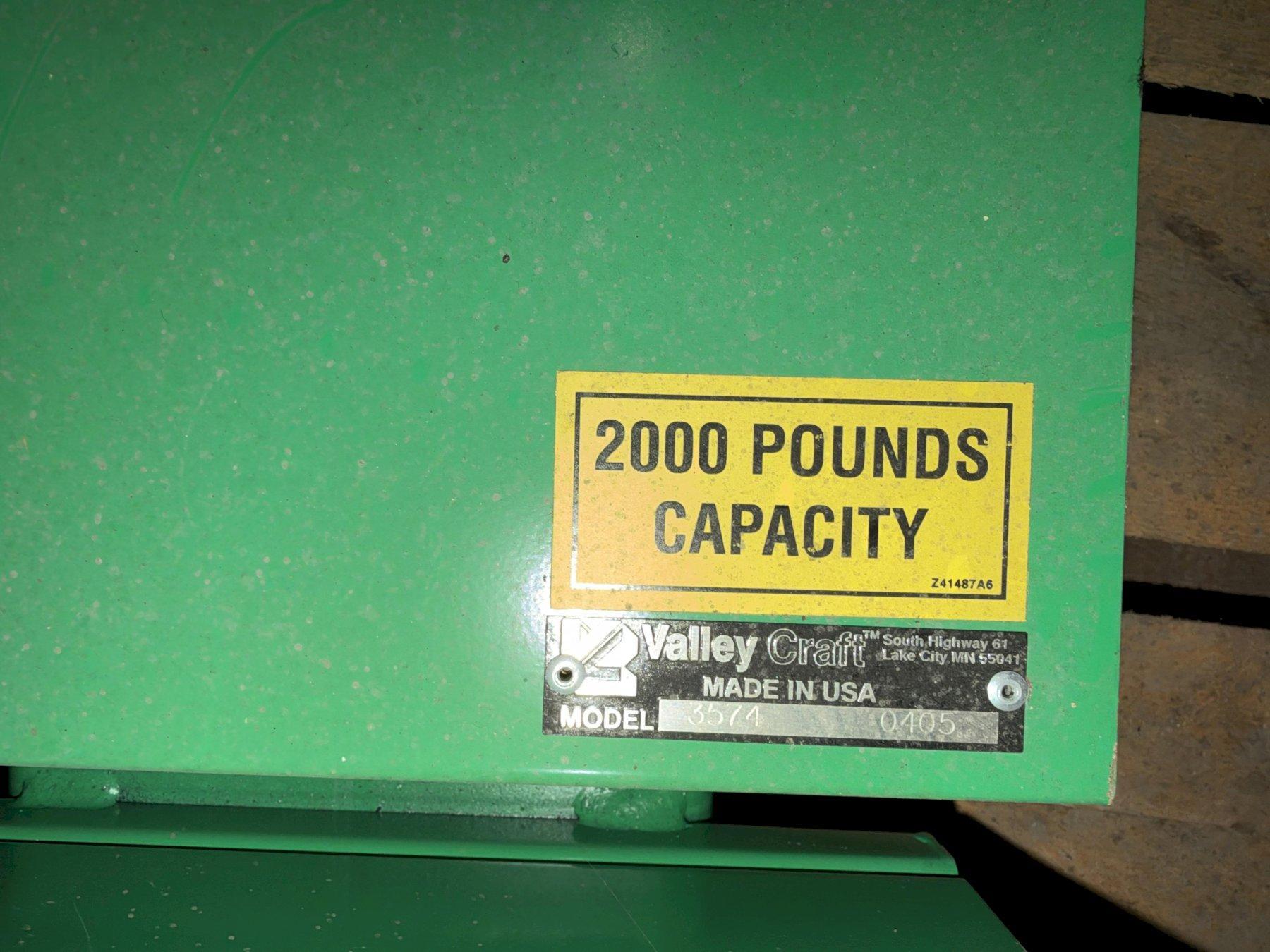 Valley Craft Drum Grabber 3574 Forklift Attachment