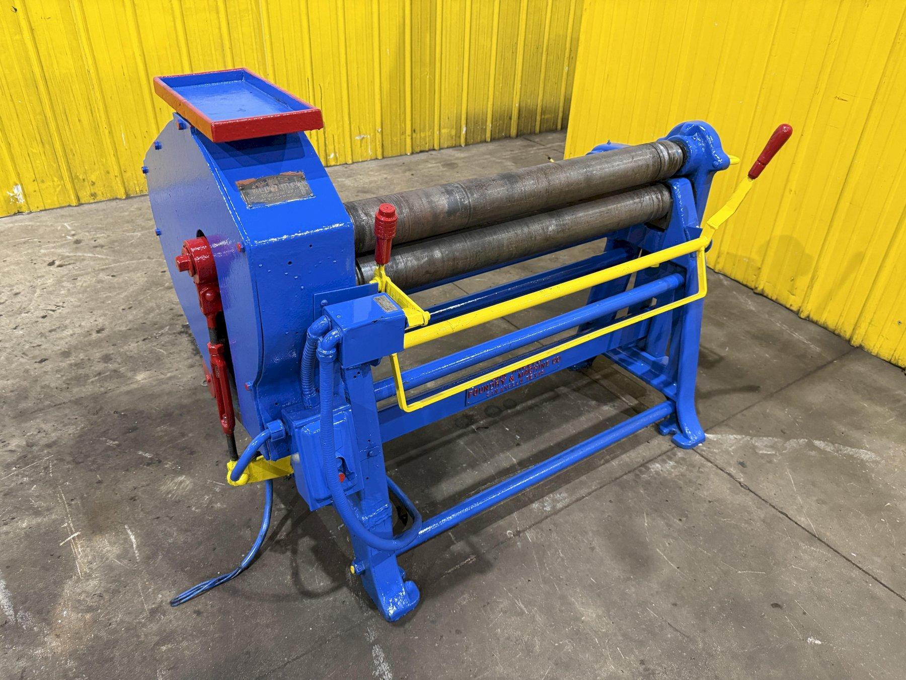 3' X 10 GAUGE LOWN MODEL #B-438 MOTORIZED PLATE ROLL: YOBRO #25914