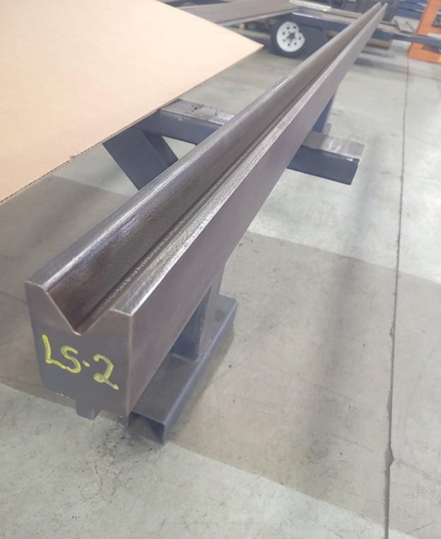 12' X 1-7/16" OPENING 60 DEGREE  FEMALE PRESS BRAKE V-DIE: STOCK #78497