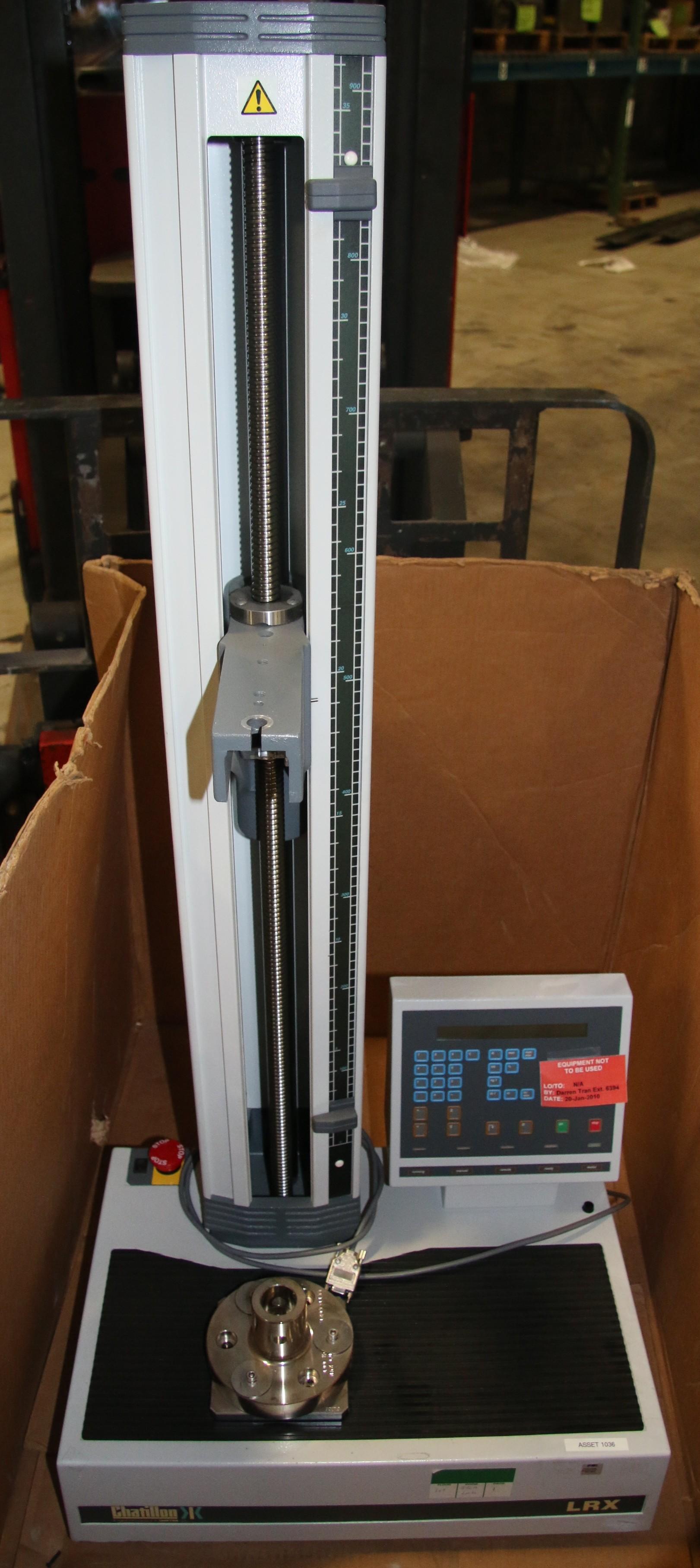 (1) Used Chatillon Model LRX 2.5 kN Universal Testing System Tensile Strength Tester