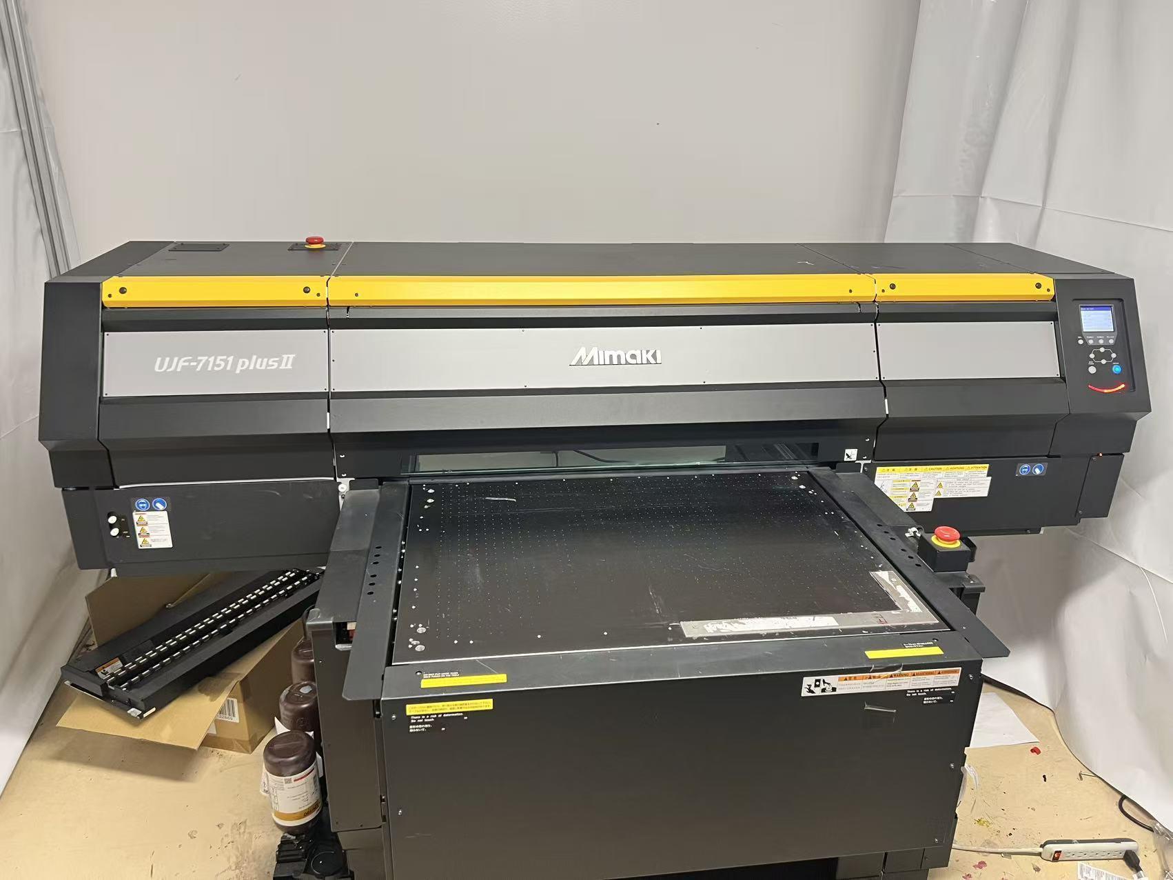 Mimaki UJF-7151 Plus II Flatbed UV Printer, 2023 – Ionizer, Kebab MK-II Rotary