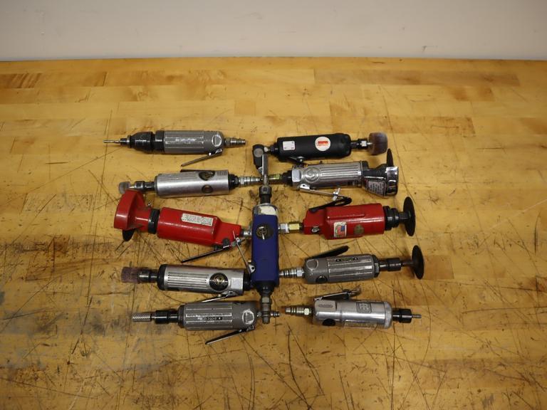 Assorted Pneumatic Die Grinders (11)- Auction Item