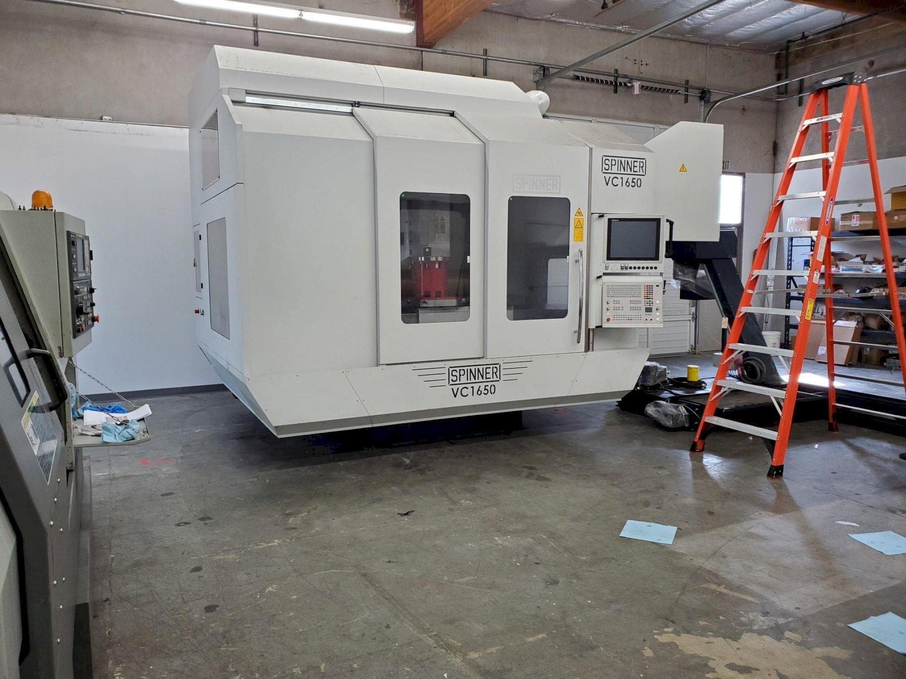 Spinner VC1650-5A 5-Axis VMC with: Siemens 840D-SL CNC Control