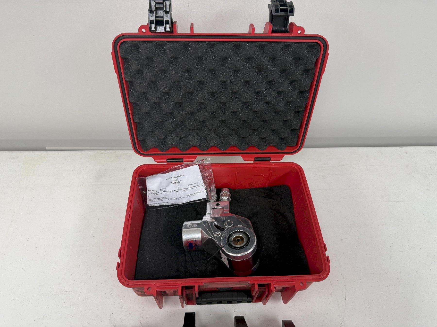 1" HYTORC MODEL #AVANTI AV-3 HYDRAULIC TORQUE WRENCH: YOBRO #24177