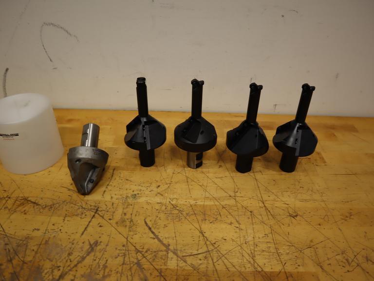 Sandvik Inserted Form Cutting Tool OM10818730 (4pcs), Jewel Group 3175717 Inserted Chamfer Tool (1pc) **New Unused**- Auction Item