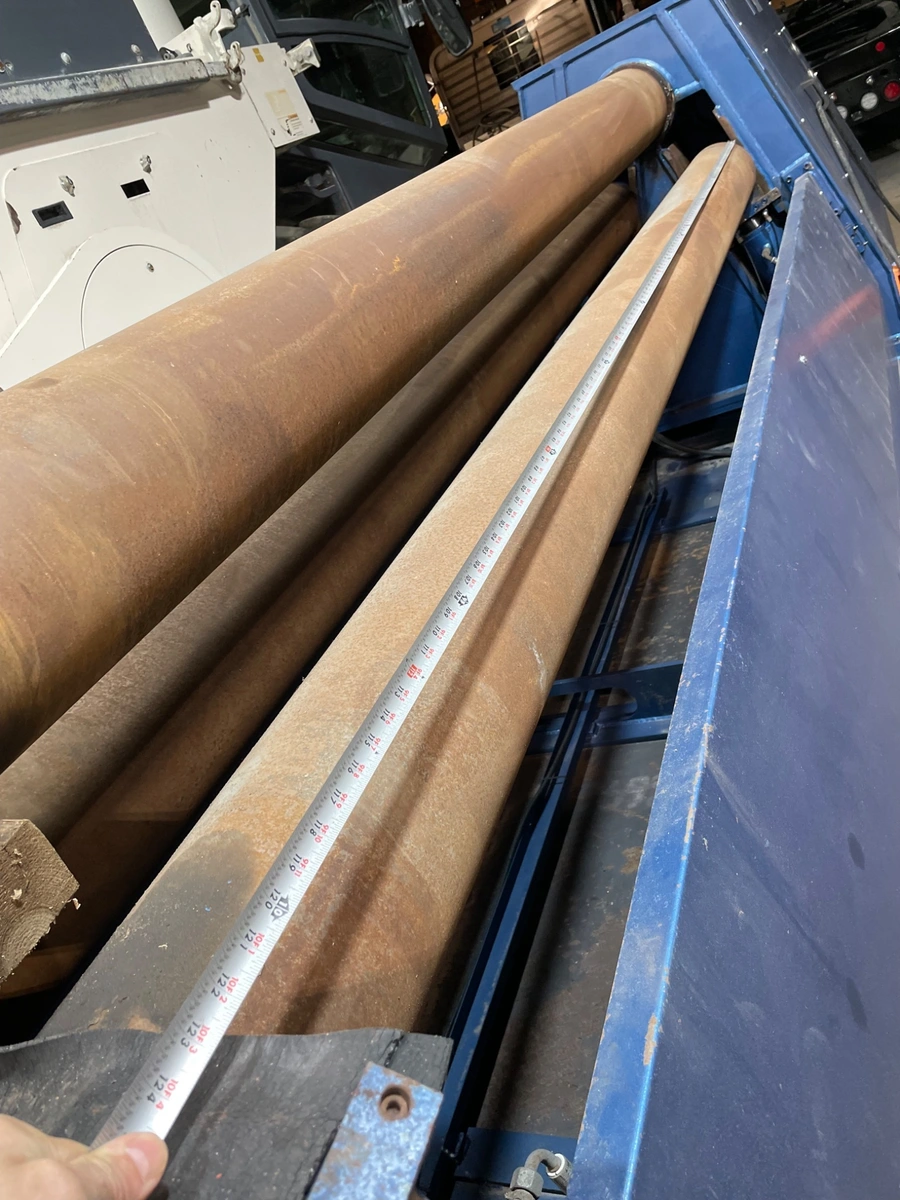 1/2" x 10' FACCIN MODEL DP3-3123 PLATE BENDING ROLL