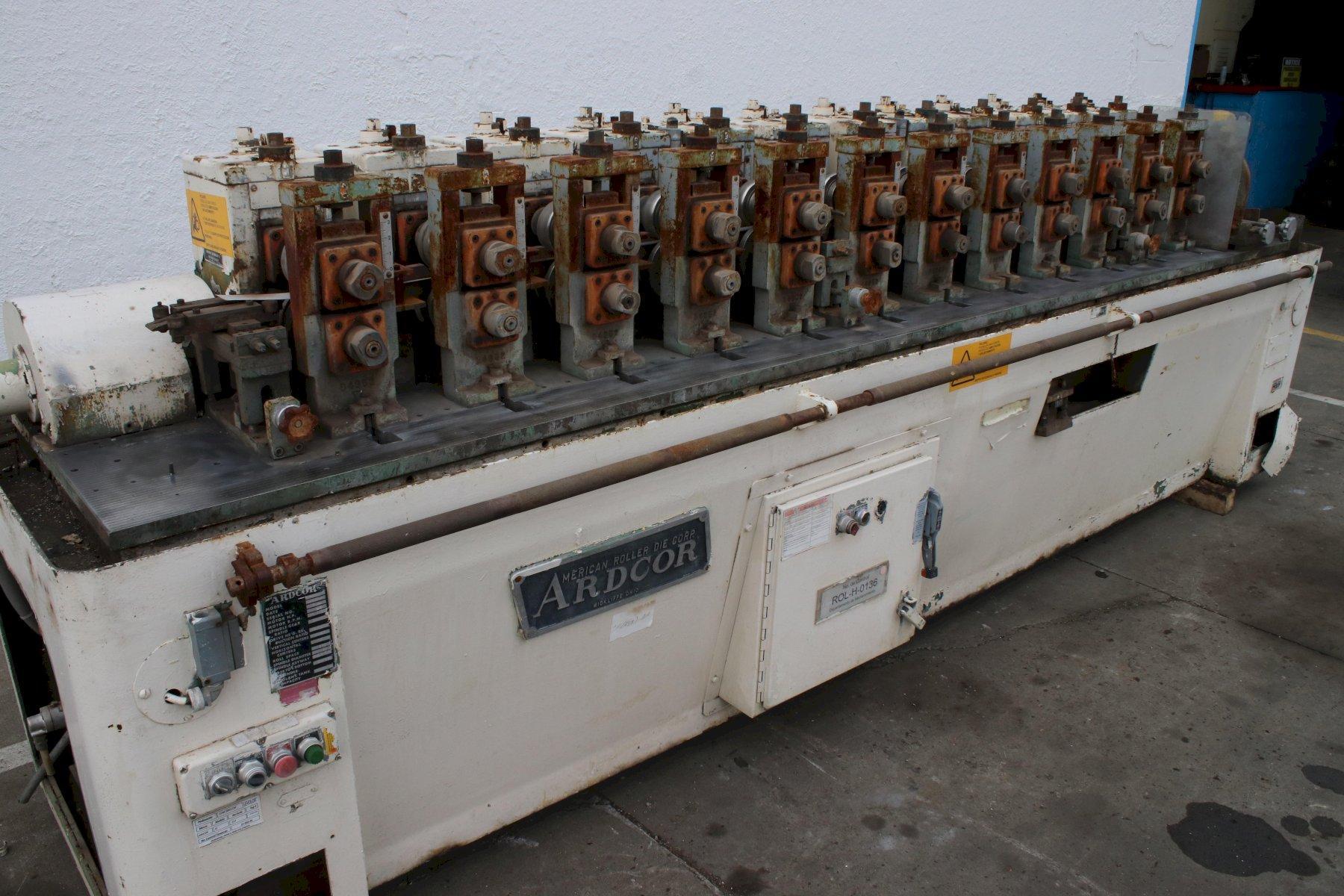 12 STAND X 1-1/2" ARDCOR ROLLFORMER: STOCK #76628