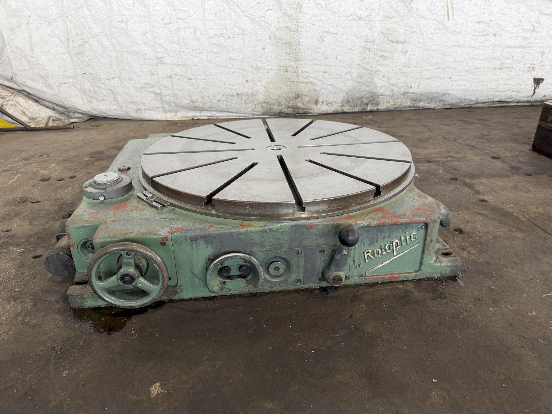 SIP ROTOPTIC PD-6H ROTATING PRECISION INDEX TABLE. STOCK # 0433526